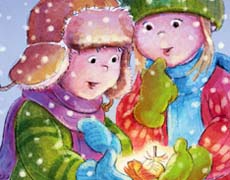 Die goldene Weihnachtsfeder - Kinderbuch ab 3 Jahren