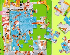 Kinderbücher: Mein großes Wimmel-Puzzlebuch von Ali Mitgutsch